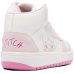 Tênis Infantil Disney Stitch Recortes Cano Alto Menina - Branco e Rosa