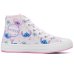 Tênis Infantil Disney Stitch Cano Alto Menina - Branco e Rosa