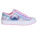 Tênis Infantil Disney Stitch Holográfico Menina - Rosa e Azul
