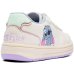 Tênis Infantil Disney Stitch Recortes Menina - Branco e Lilás