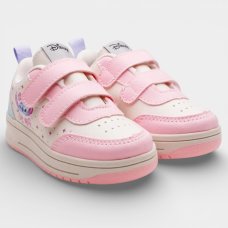 Tênis Infantil Disney Stitch Velcro Menina - Branco e Azul Tênis Infantil Disney Stitch Velcro Menina - Branco e Azul