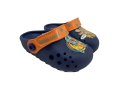 Babuche Infantil Jurassic Park Dino - Azul e Laranja