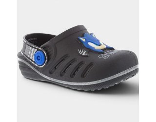 Babuche Infantil Sonic Speed Masculino - Preto
