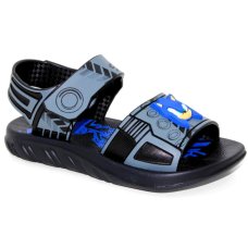 Sandália Sonic Team Grendene Kids Menino - Preto e Azul
