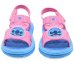 Sandália Grendene Stitch Puff Bag Menina - Rosa e Azul