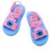 Sandália Grendene Stitch Puff Bag Menina - Rosa e Azul