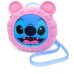 Sandália Grendene Stitch Puff Bag Menina - Rosa e Azul