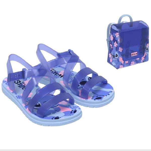 Papete Infantil Stitch Sweet Bag Menina - Azul 