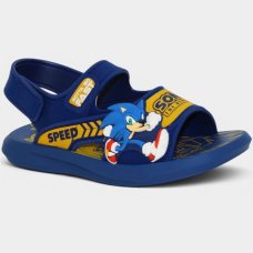 Sandália Sonic Rush Grendene Kids Menino - Marinho e Azul Escuro Sandália Sonic Rush Grendene Kids Menino - Marinho e Azul Escuro