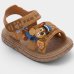 Sandália Bebê Disney Patrulha Canina Menino - Marrom e Bege