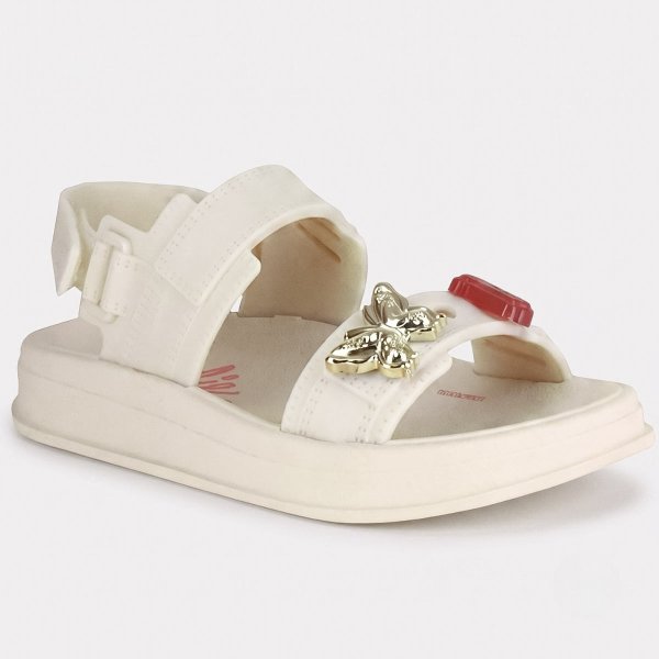 Sandália Infantil Grendene Kids Barbie Switch Menina - Branco