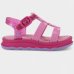 Sandália Infantil Zaxynina Garden Menina - Rosa e Roxo