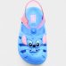Sandália Bebê Disney Stitch Magic Menina - Azul e Rosa