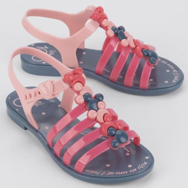 Sandália Infantil Disney Magical Grendene Kids - Azul e Rosa
