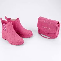 Bota Barbie Love Bag Promo Grendene Kids - Rosa