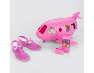 Sandálida Barbie Fligth Grendene Kids Menina - Rosa