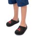 Babuche Infantil Marvel Walkers Grendene Kids - Preto e Vermelho