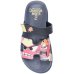 Chinelo Infantil Slide Grendene Kids Divertida Mente - Preto e Vermelho