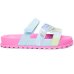 Chinelo Infantil Slide Grendene Kids Divertida Mente - Rosa e Azul