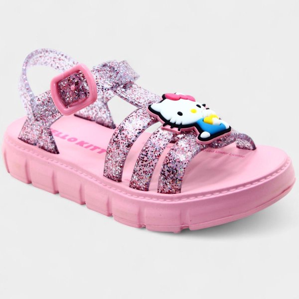 Sandália Infantil Hello Kitty Grendene Kids Menina - Rosa