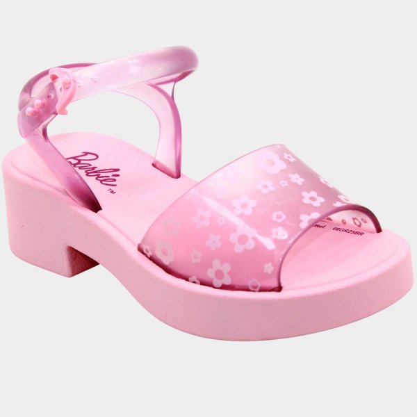 Sandália Infantil Disney Barbie High Menina - Rosa