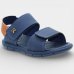 Sandália Infantil Klin Tic Tac Casual Baby - Marinho e Marrom