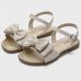 Sandália Klin Infantil Suami Mini Laço Menina - Off White