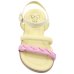 Sandália Klin Infantil Suami Mini Menina - Amarelo e Rosa