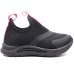 Tênis Infantil Klin New Sport Menina - Preto e Rosa