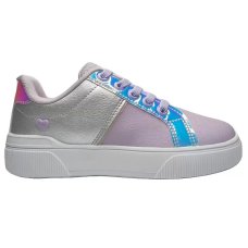 Tênis Infantil Klin Sky Casual Menina - Lilás e Prata