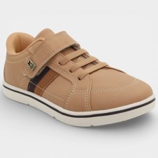 Tênis Infantil Klin Flyer Menino - Marrom Claro