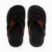 Chinelo Infantil Klin Line Play Baby - Preto e Caramelo