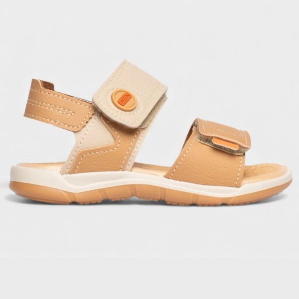 Sandália Infantil Klin Line Play Baby - Bege