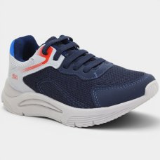 Tênis Infantil Klin New Sport Kids Menino - Marinho e Azul