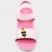 Papete Infantil Klin Tic Tac Abelha Casual Baby - Rosa
