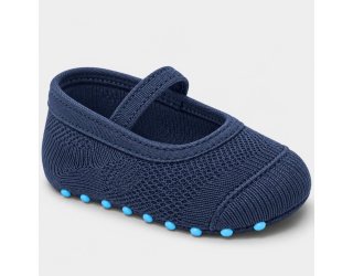 Meia Sapatilha Infantil Lupo Antiderrapante - Azul