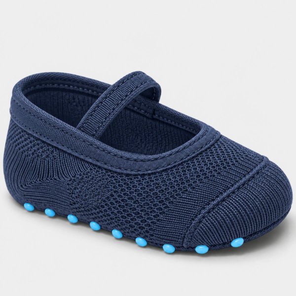 Meia Sapatilha Infantil Lupo Antiderrapante - Azul