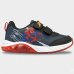 Tênis Infantil Marvel Spider Man Led Velcro Menino - Preto e Vermelho