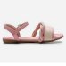Sandália Infantil Molekinha Logo Trança Menina - Rosa