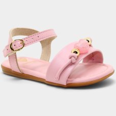 Sandália Infantil Molekinha Coração - Rosa