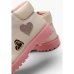 Bota Infantil Molekinha Coturno Corações - Creme e Rosa