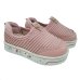 Slip On Infantil Molekinha Tecido Canelado Comfy - Rosa