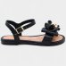 Sandália Infantil Molekinha Laço Detalhe - Preto