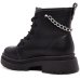 Bota Coturno Infantil Molekinha Corrente Menina - Preto