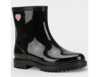 Bota Galocha Infantil Molekinha Menina - Preto Bota Galocha Infantil Molekinha Menina - Preto