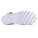 Sandália Infantil Molekinha Flatform Tira Strass - Rosa