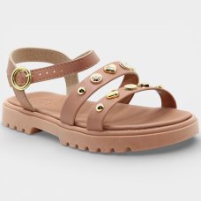 Papete Infantil Molekinha Apliques Menina - Nude