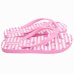 Chinelo Infantil Molekinha Coração Menina - Rosa e Branco