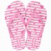 Chinelo Infantil Molekinha Coração Menina - Rosa e Branco