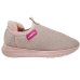 Slip On Infantil Molekinha Tecido Brilho - Rosa